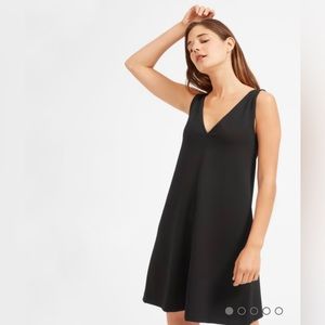 Everlane Deep V Neck A Line dress - size 2